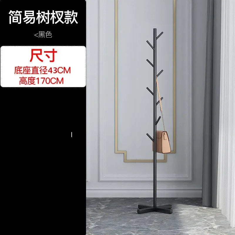 Nordic Gold Standing Coat Rack Modern Quality Metal