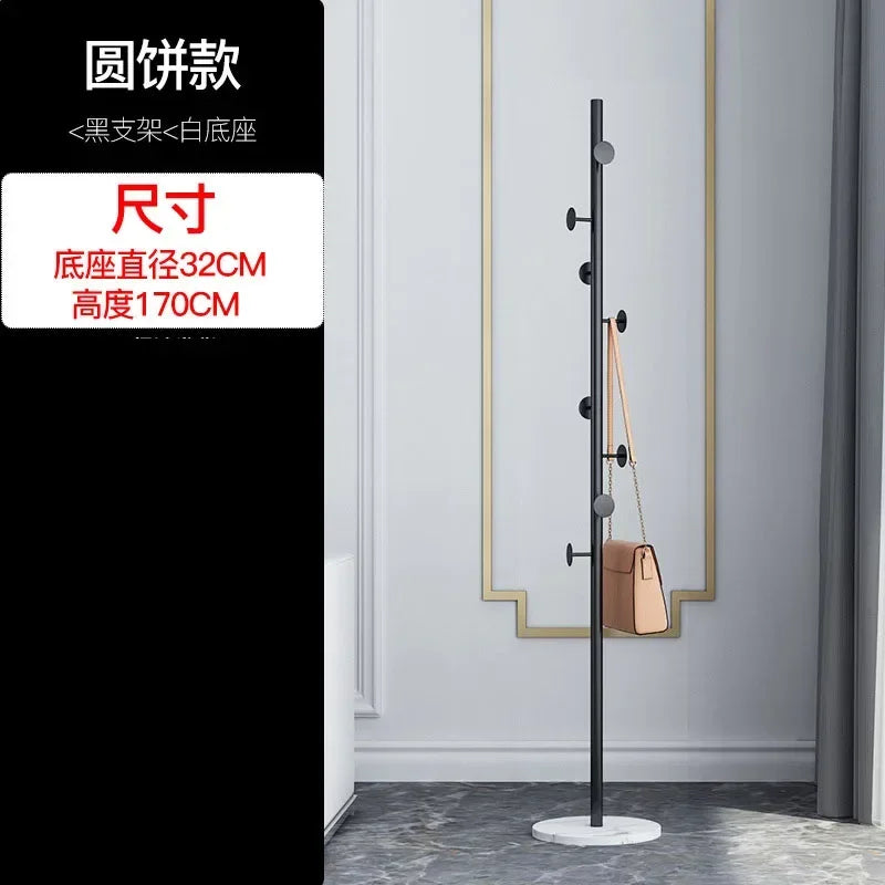 Nordic Gold Standing Coat Rack Modern Quality Metal