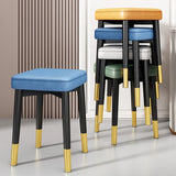Nordic Luxury Dining Chairs Home Stackable Stools Modern