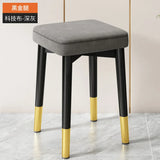 Nordic Luxury Dining Chairs Home Stackable Stools Modern