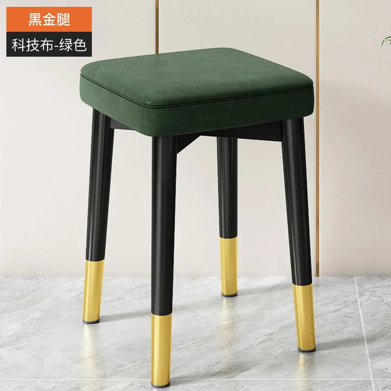Nordic Luxury Dining Chairs Home Stackable Stools Modern