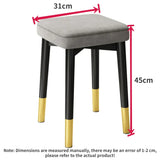 Nordic Luxury Dining Chairs Home Stackable Stools Modern