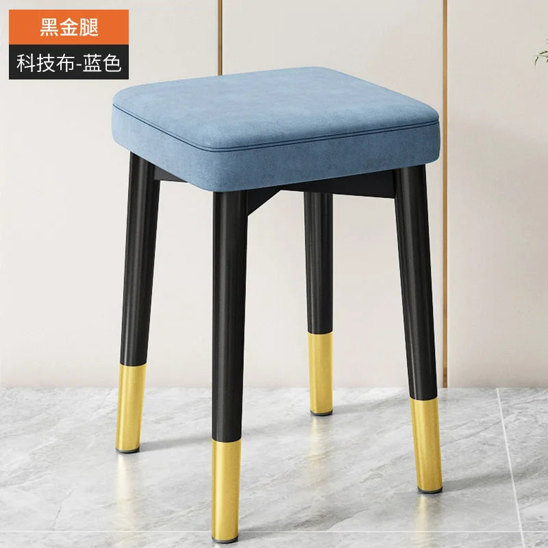 Nordic Luxury Dining Chairs Home Stackable Stools Modern