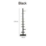 Nordic Revolving Metal Story Bookcase Bookshelf Bookrack Book