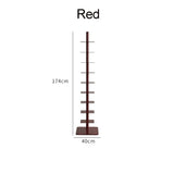 Nordic Revolving Metal Story Bookcase Bookshelf Bookrack Book