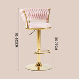 Nordic Rotating Lifting Bar Chair High Foot Stool