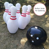 Novelty Place Giant Inflatable Bowling Set for Kids