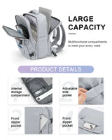 Nylon Backpack Business Travel Backpack with USB Port