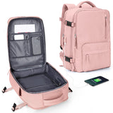 Nylon Backpack Business Travel Backpack with USB Port
