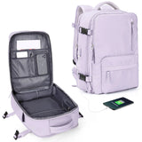 Nylon Backpack Business Travel Backpack with USB Port