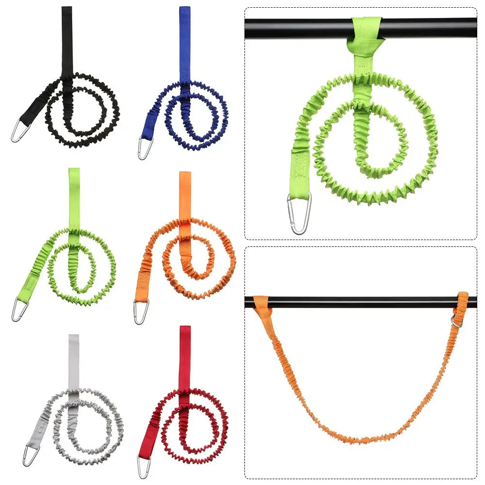 Nylon Carabiner Fishing Rod Holder Safety Paddle Leash