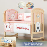 Nanjiren Crib Solid Wood Paint-Free Multifunctional Baby BB