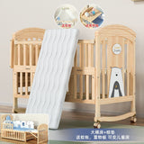 Nanjiren Crib Solid Wood Paint-Free Multifunctional Baby BB