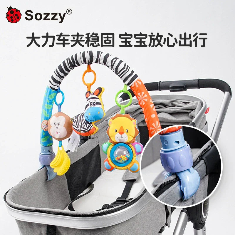 Sozzy Baby Stroller Clip Crib Hanging Bed Bell
