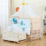 Zhitong Crib Solid Wood Paint-Free Multifunctional Bassinet Babies'