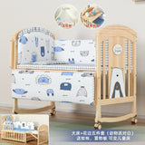 Nanjiren Crib Solid Wood Paint-Free Multifunctional Baby BB