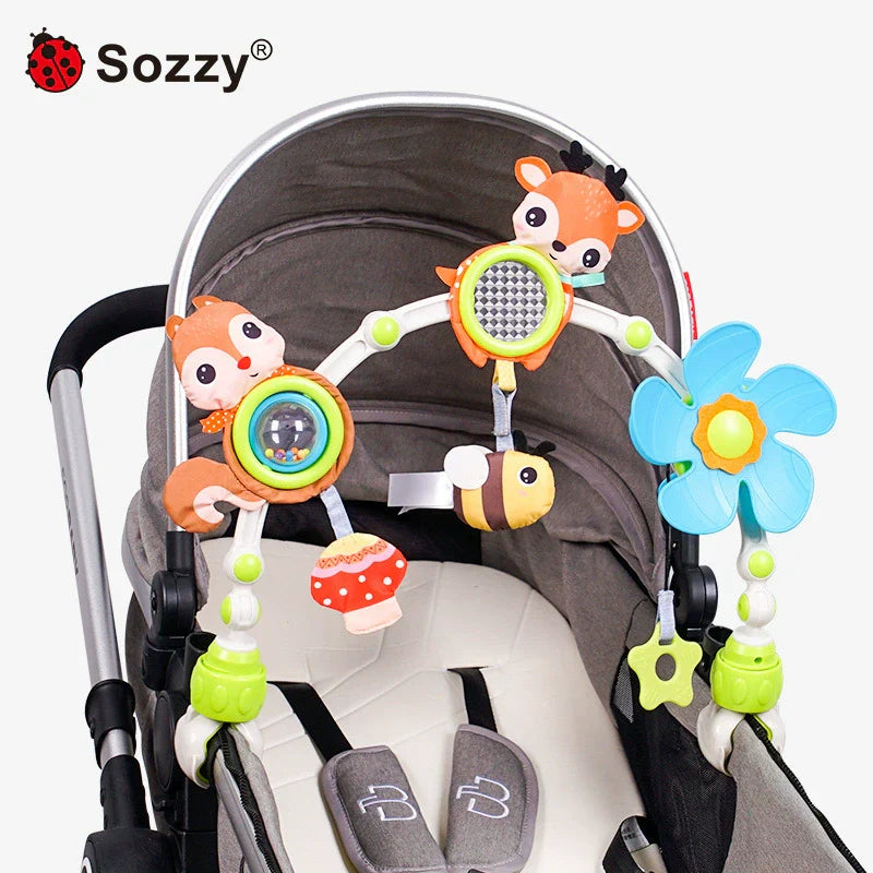 Sozzy Baby Stroller Clip Crib Hanging Bed Bell