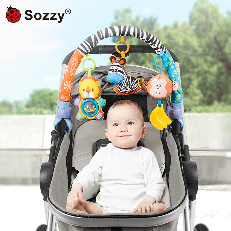 Sozzy Baby Stroller Clip Crib Hanging Bed Bell