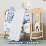 Nanjiren Crib Solid Wood Paint-Free Multifunctional Baby BB