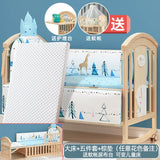 Mu Tongfang Crib Patchwork Large Bed European Mobile