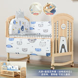 Nanjiren Crib Solid Wood Paint-Free Multifunctional Baby BB