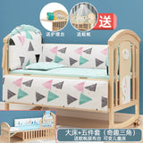 Mu Tongfang Crib Patchwork Large Bed European Mobile