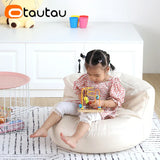 OTAUTAU 2ft Kids Sofa Faux Leather Mini Bean