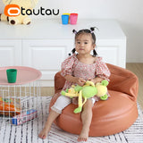 OTAUTAU 2ft Kids Sofa Faux Leather Mini Bean