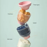 Oberni baby milk powder box/portable food storage box/outside