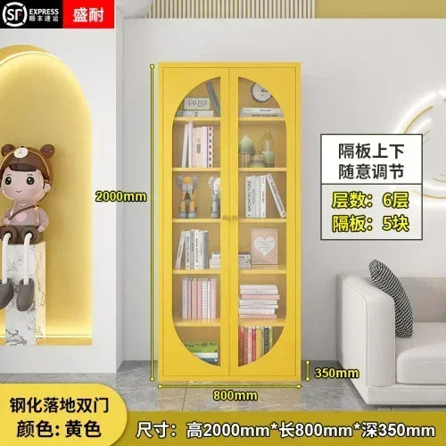 Office Organizer Bookcase Metal Magazine Rack Children Bookcase
