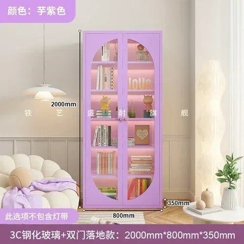 Office Organizer Bookcase Metal Magazine Rack Children Bookcase