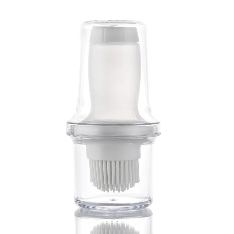 Oil Bottle Brush Silicone Glass Container Kitchen Olive