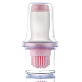 Oil Bottle Brush Silicone Glass Container Kitchen Olive