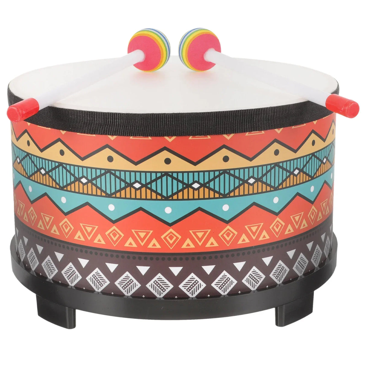 Orff Floor Drum Percussion Instrument Baby Toy Cartoon