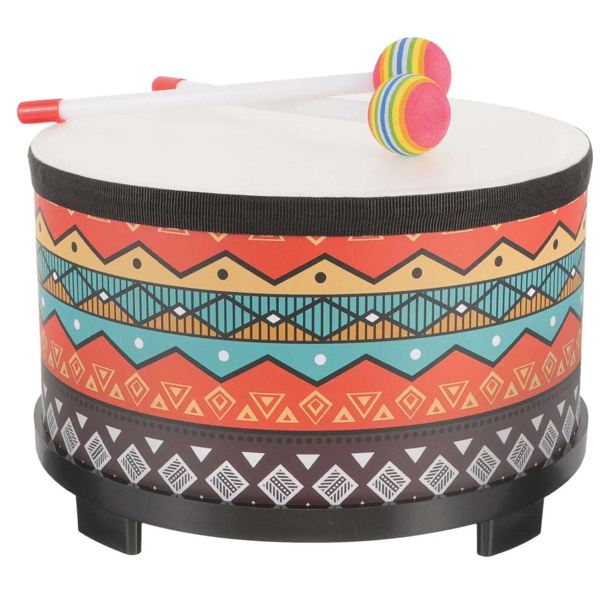 Orff Floor Drum Percussion Instrument Baby Toy Cartoon