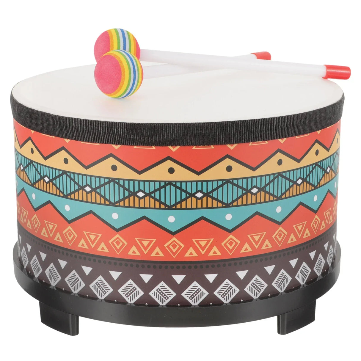 Orff Floor Drum Percussion Instrument Baby Toy Cartoon