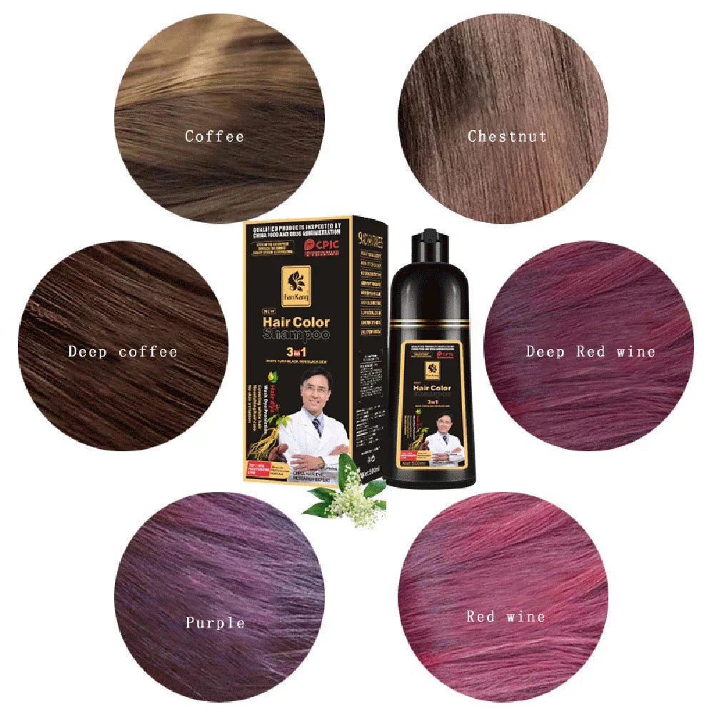 Organic Permanent Hair Shampoo to Dye canas Women