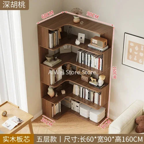Organizer Mainstays Bookshelf Storage Shelves Wall Racks Living
