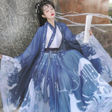 Original Hanfu 3Pcs Ancient Chinese Costume Women Clothes