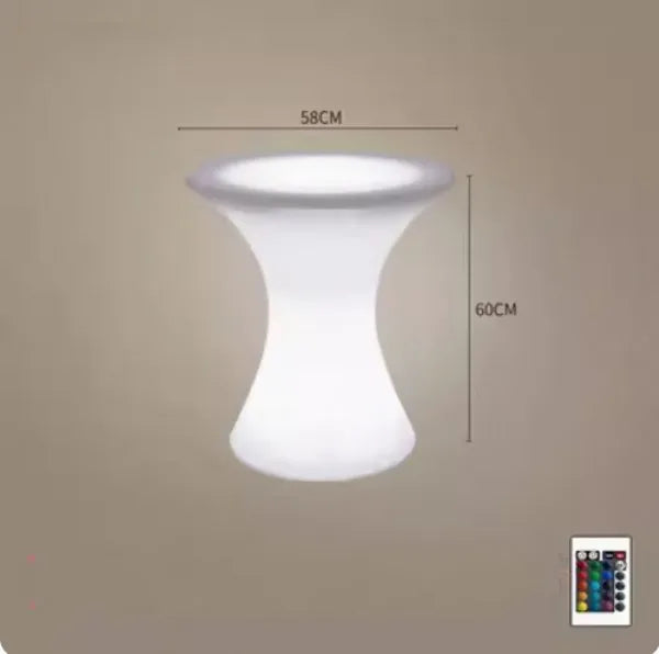 Out Door Use LED illuminated Bar Cocktail Table