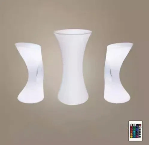 Out Door Use LED illuminated Bar Cocktail Table