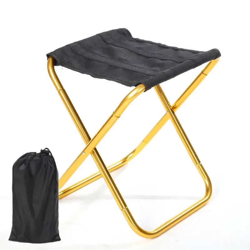 Outdoor Aluminium Alloy Portable Folding Picnic Camping Stool