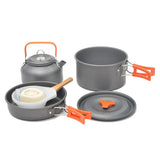 Outdoor Camping Cookware Kit Aluminum Portable Nonstick Cooking
