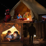 Outdoor Camping Light with Magnetic LED Flashlight USB