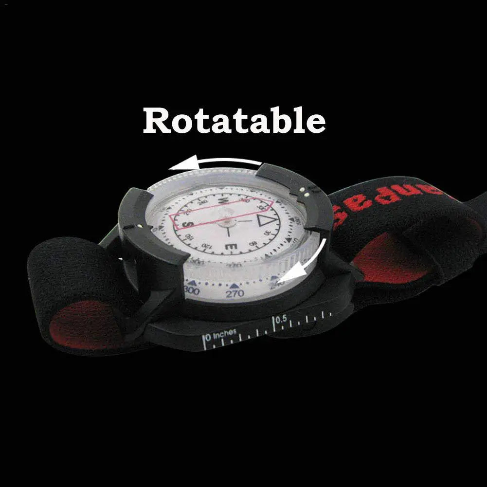 Outdoor Compass Professional 60M /197Ft Diving Compass Waterproof
