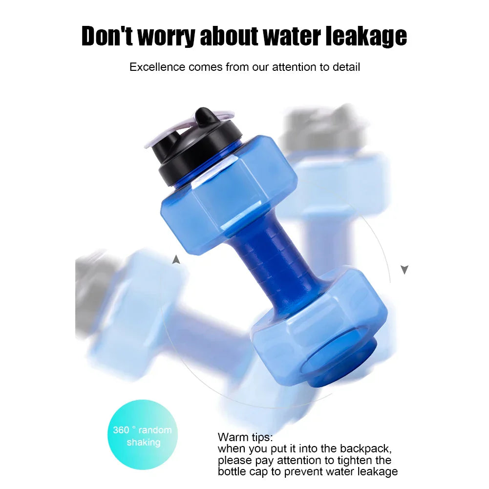 Outdoor Fitness Cycling Camping Water Bottle Non-slip Gym