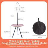 Outdoor Folding Picnic Table Round Camping Table Aluminum