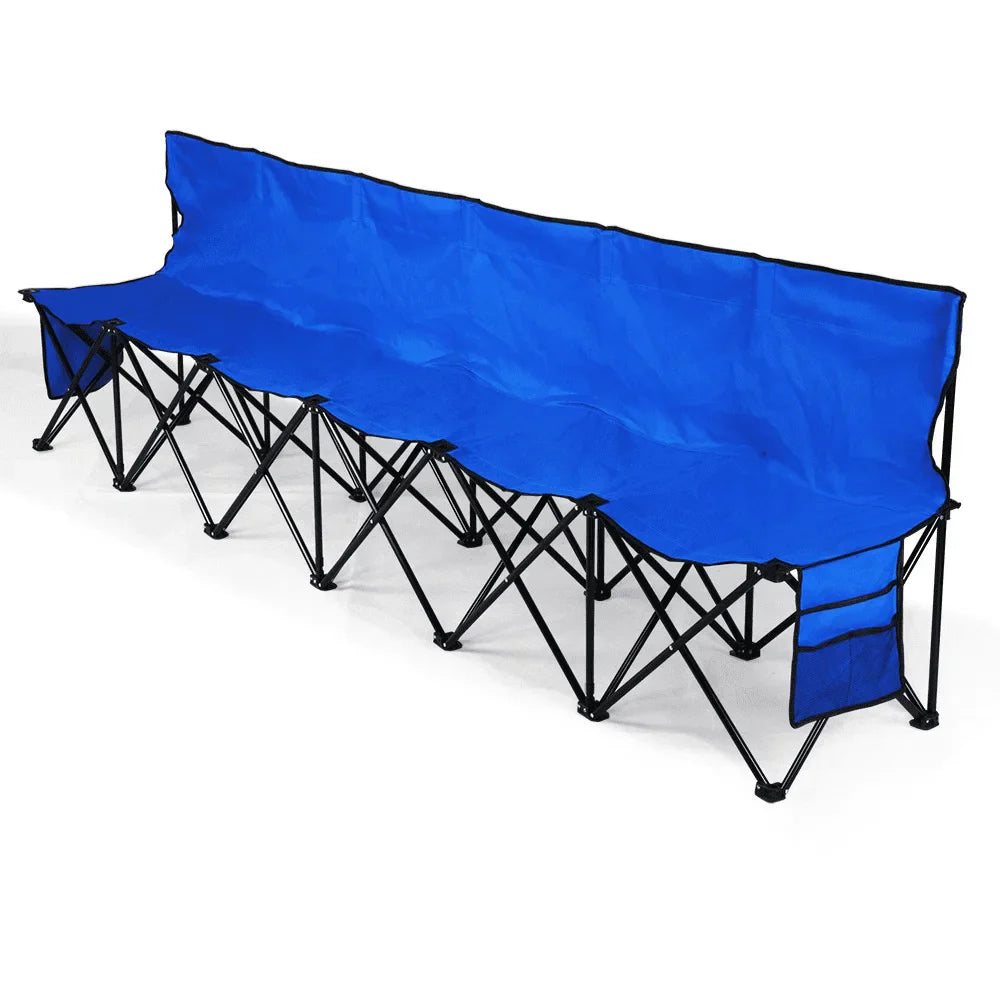 Outdoor Furniture 6 Seats Portable Folding Bench Sports