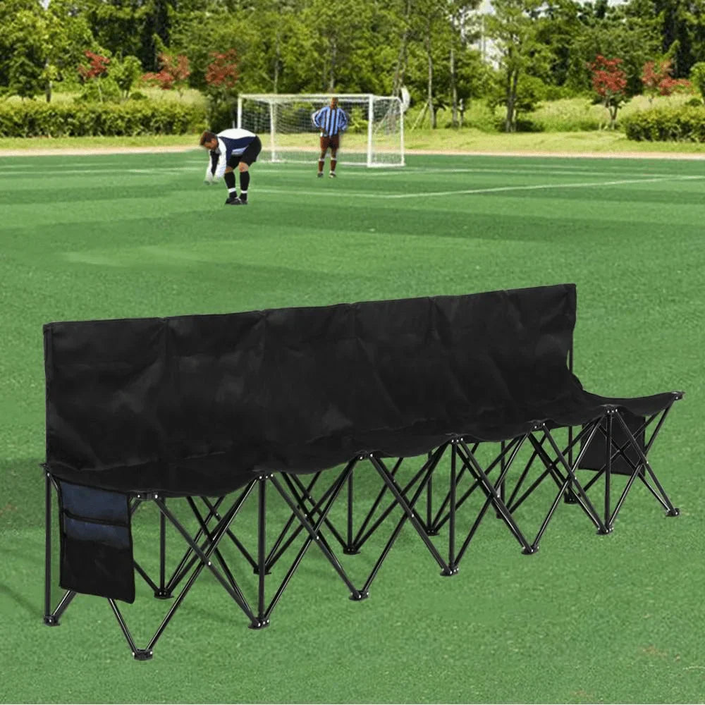 Outdoor Furniture 6 Seats Portable Folding Bench Sports