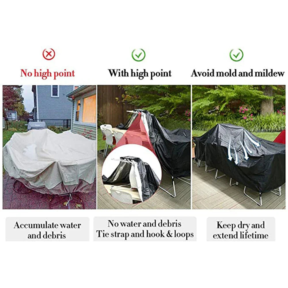 Outdoor Furniture Dust Waterproof Covers Rectangular Patio Garden